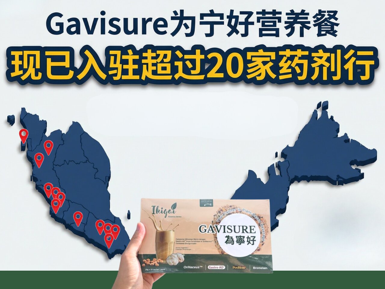 Gavisure 授权药剂行分布地图